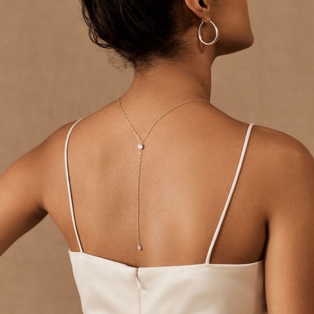 Anthropologie Bracco Necklace - falls down back